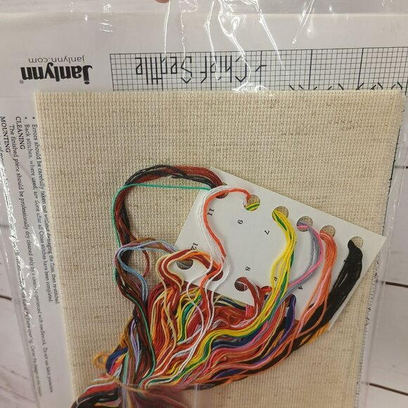 Janlynn Web Of Life Counted Cross Stitch Kit With Aida Fabric & Floss 11" X 14" - Picture 2 of 7